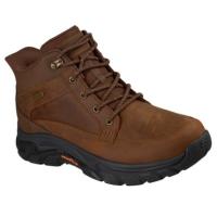 Skechers Relaxed Fit: Slip-ins: Respected 2.0 – Orson - Waterproof - Brown känga herr brun skinn